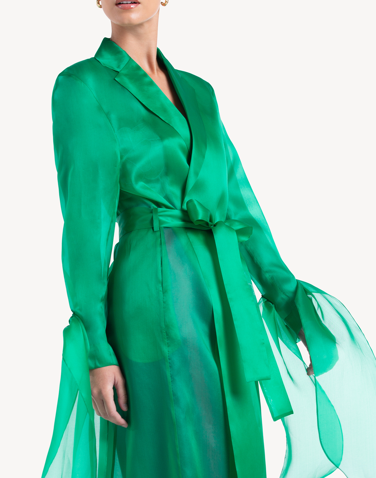 Silk Organza Summer Coat