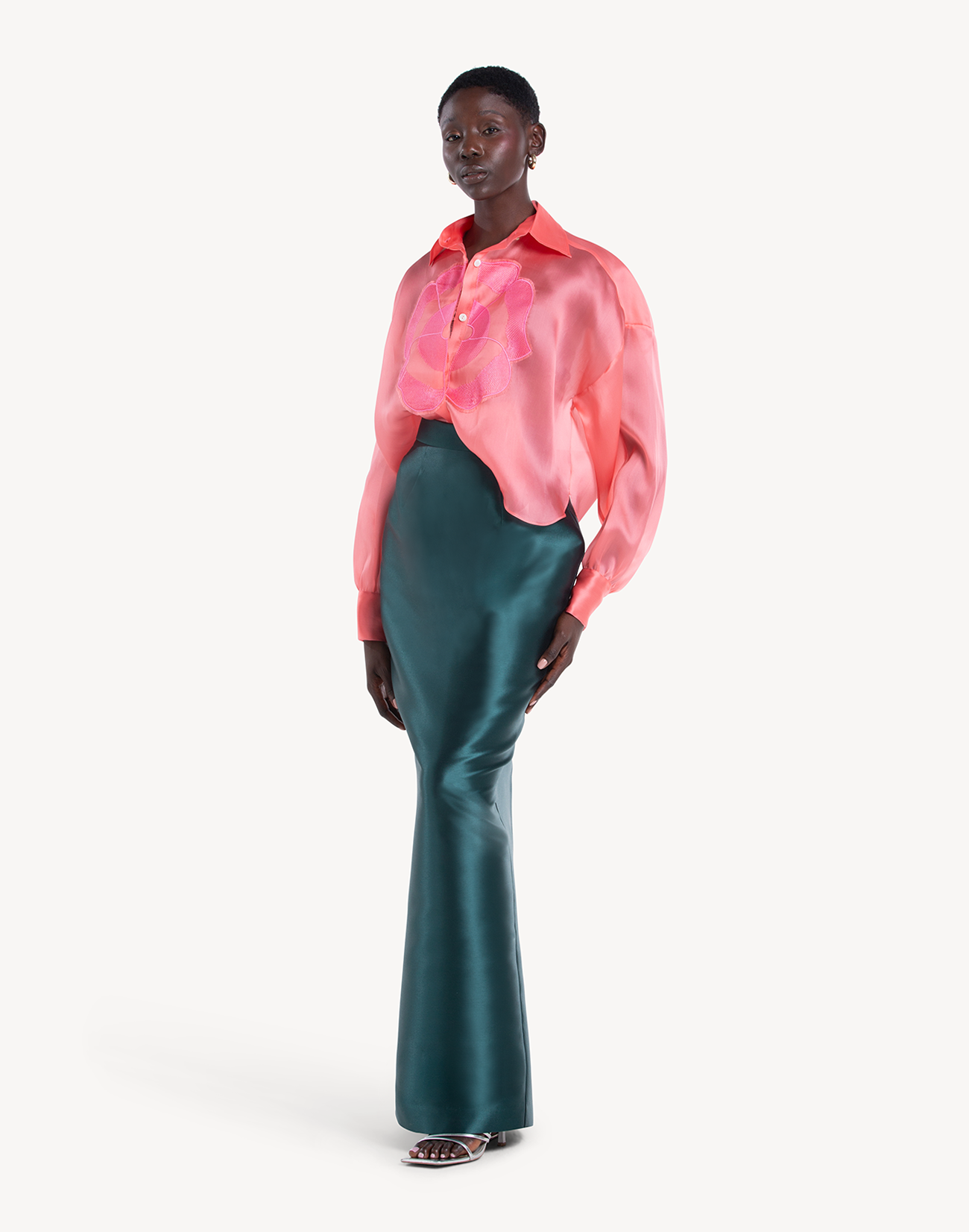 Organza Floral Summer Shirt