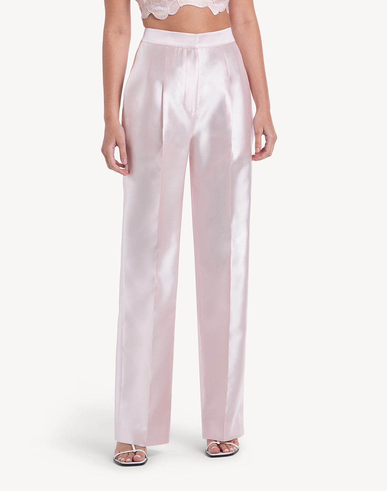 Mikado High Waisted Trousers