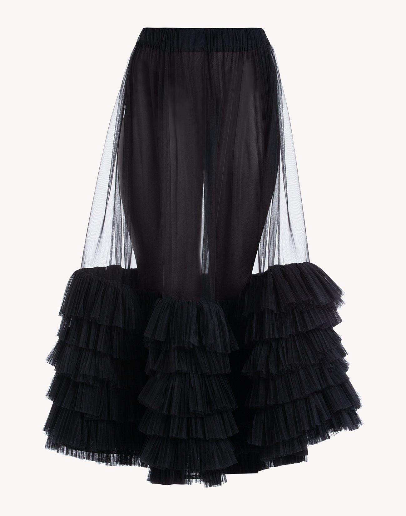 THE TOE IRIS TULLE SKIRT ブラック S Iris Tulle Skirt