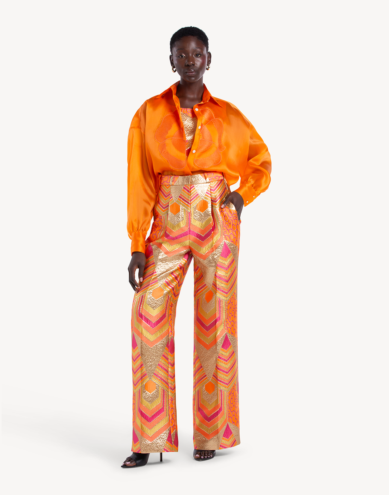 Organza Floral Summer Shirt