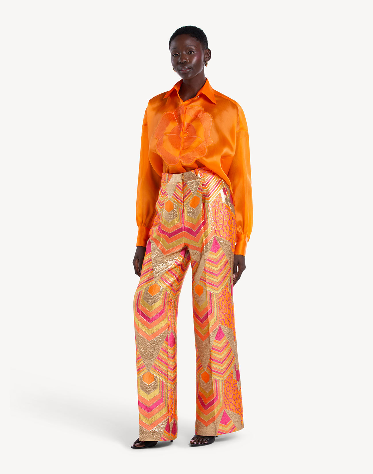 Organza Floral Summer Shirt
