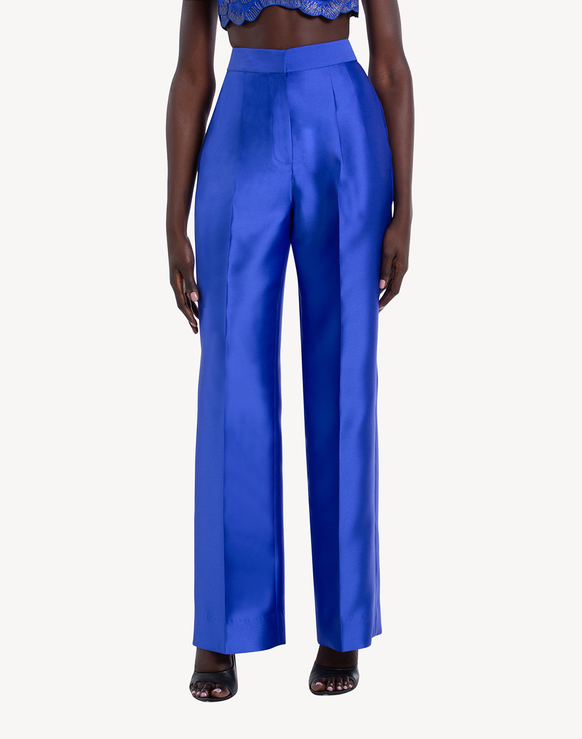 Mikado High Waisted Trousers