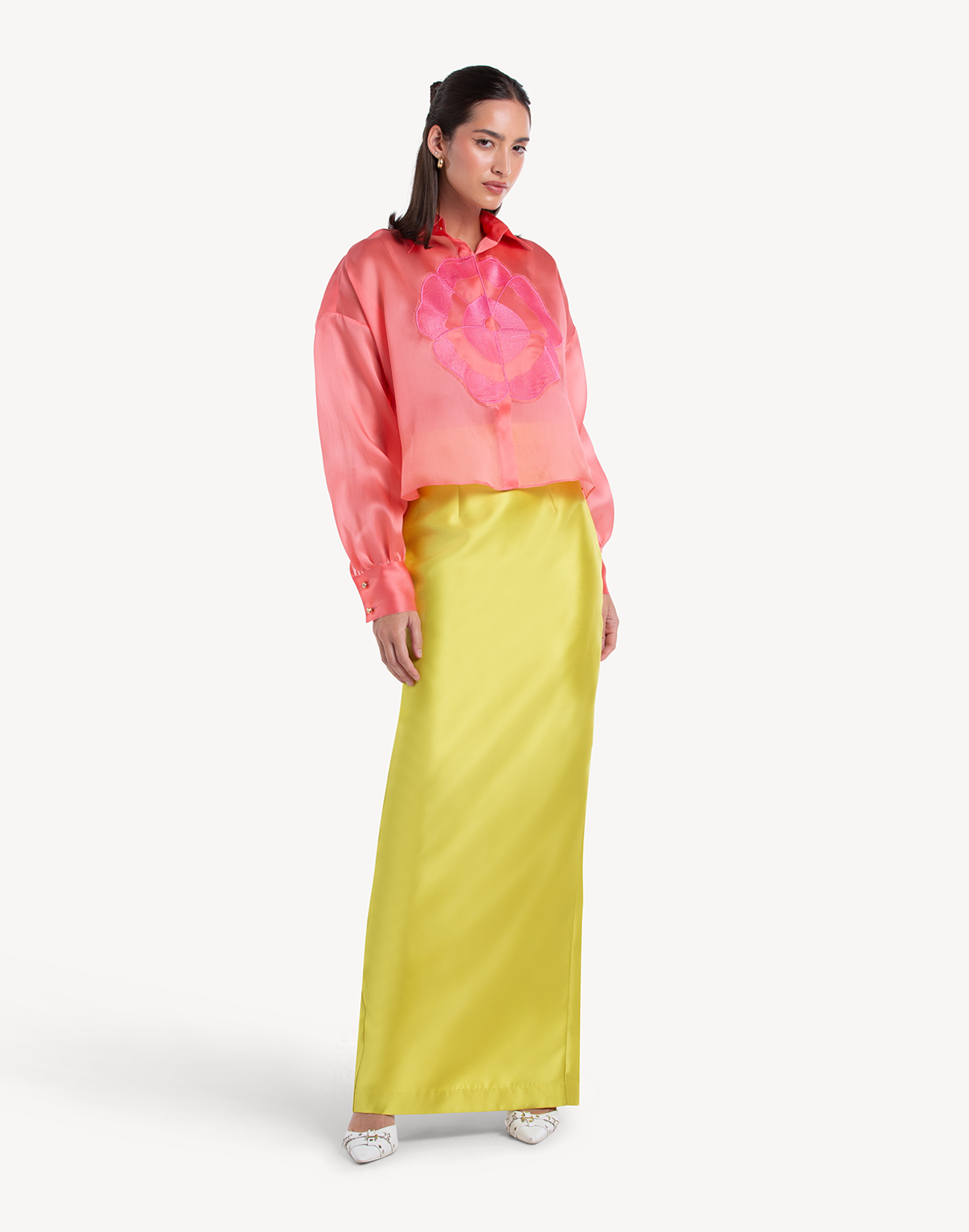 Organza Floral Summer Shirt