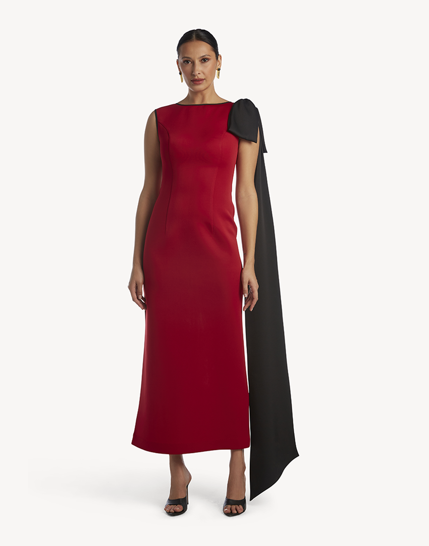 Grace Sleeveless Bow Dress