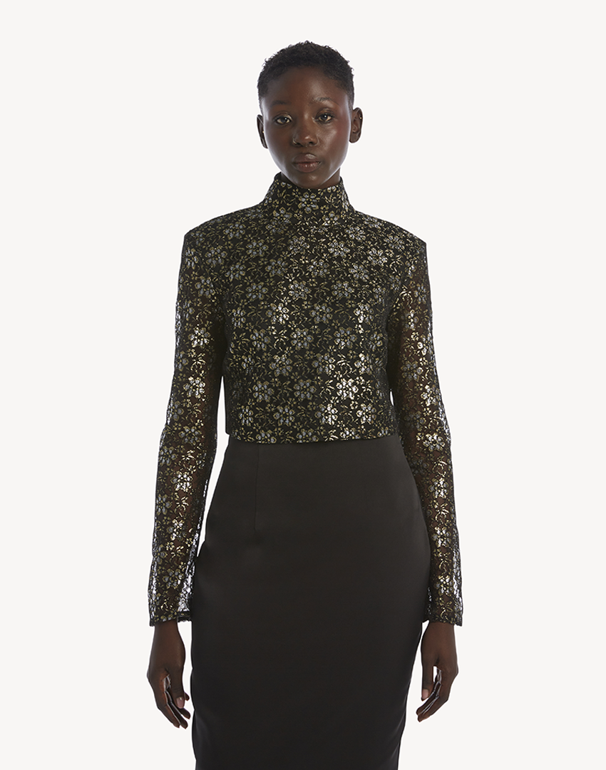 Onyx Lace Blouse