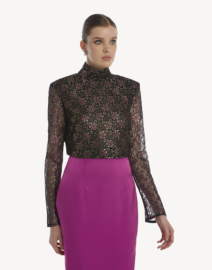 Onyx Lace Blouse