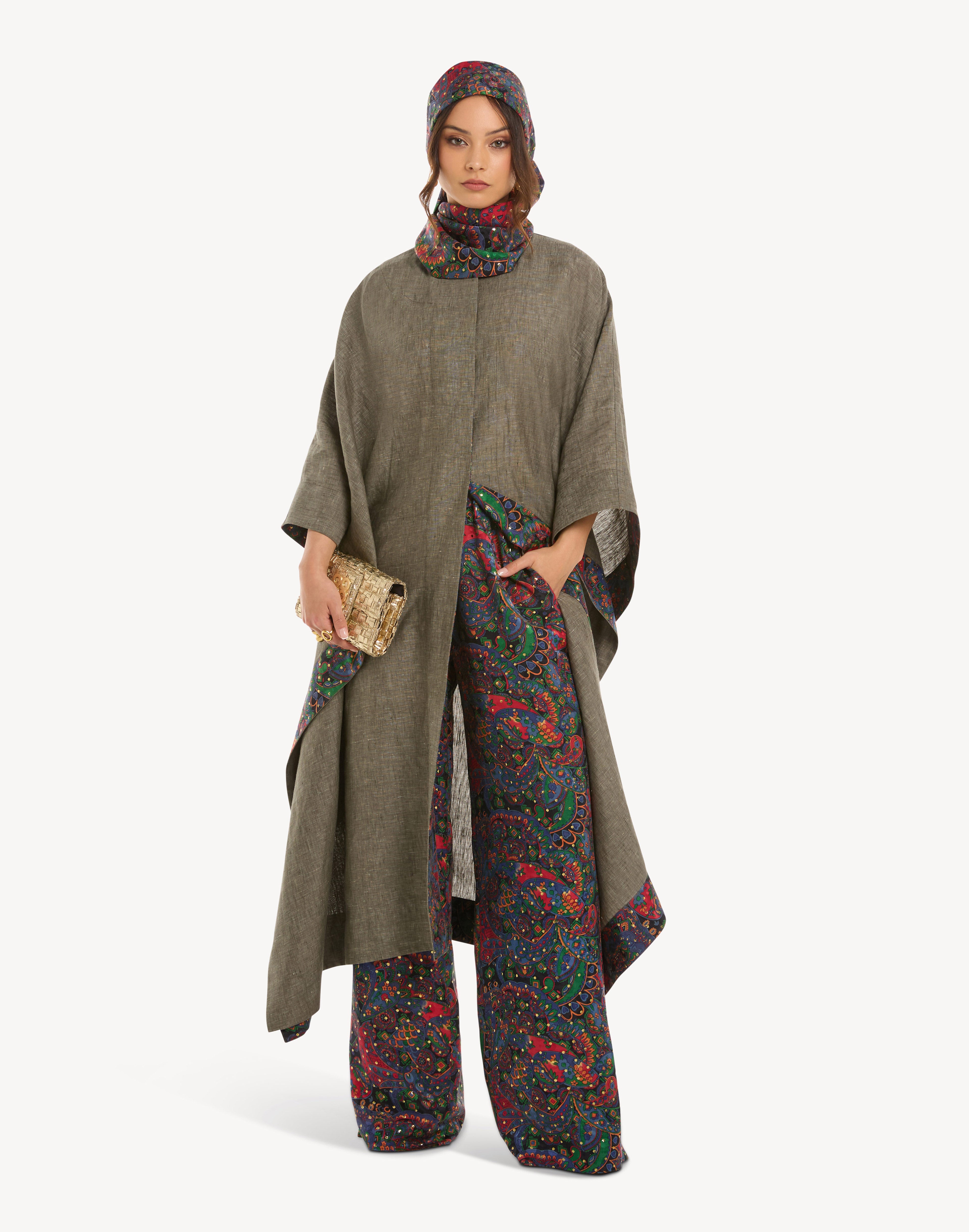 Nomad Silk Road Linen Kaftan Set