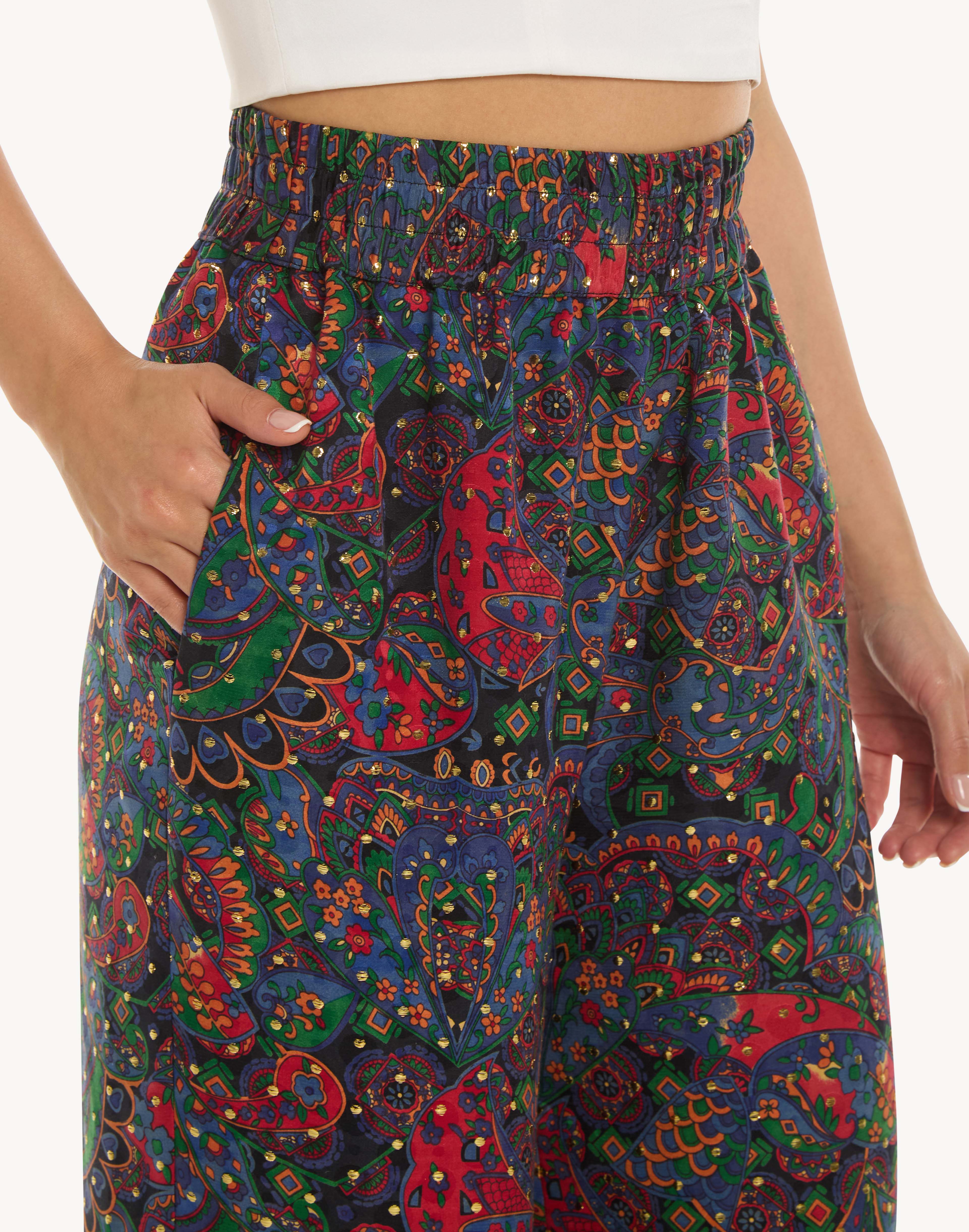 Nomad Silk Road Linen Kaftan Set