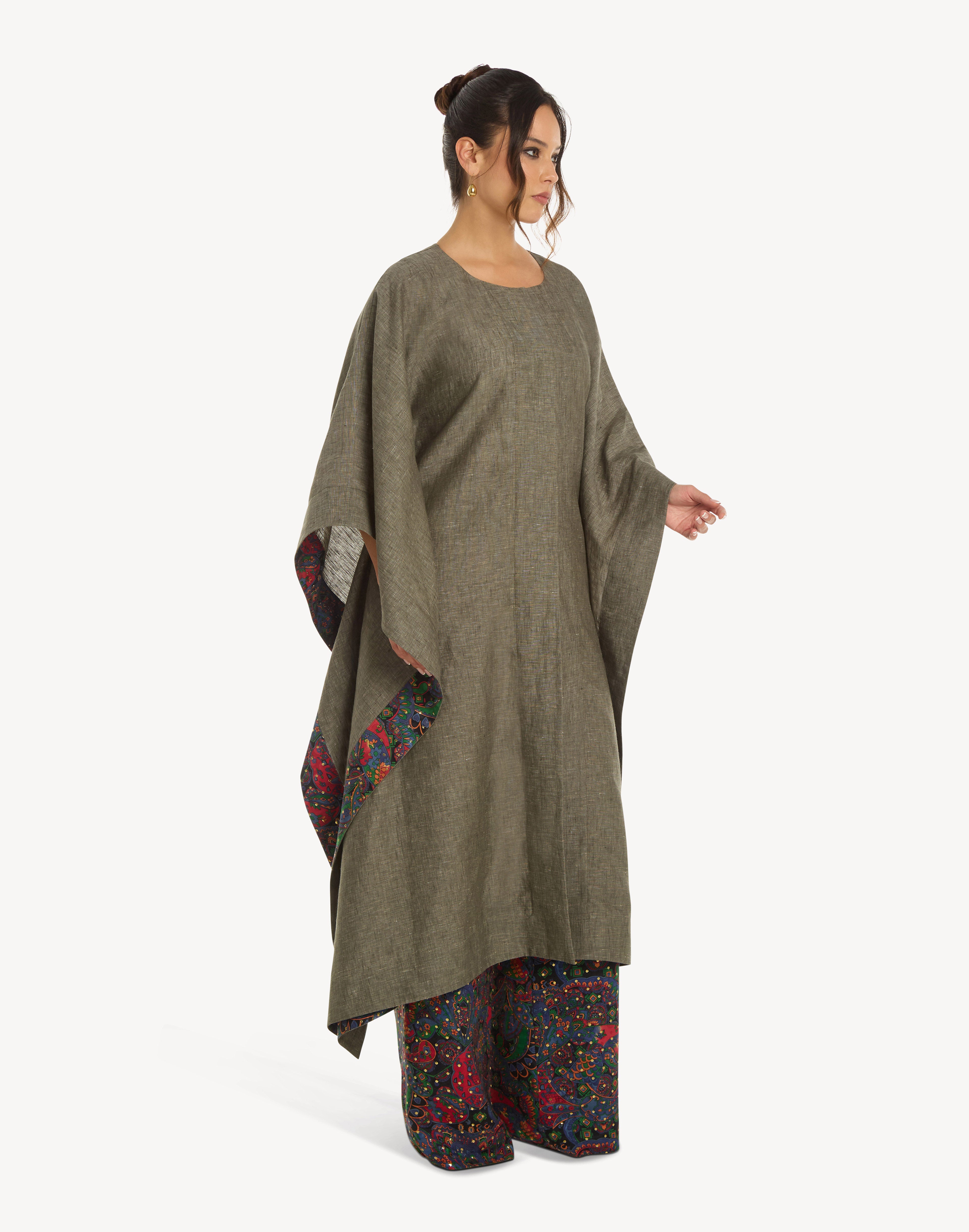 Nomad Silk Road Linen Kaftan Set