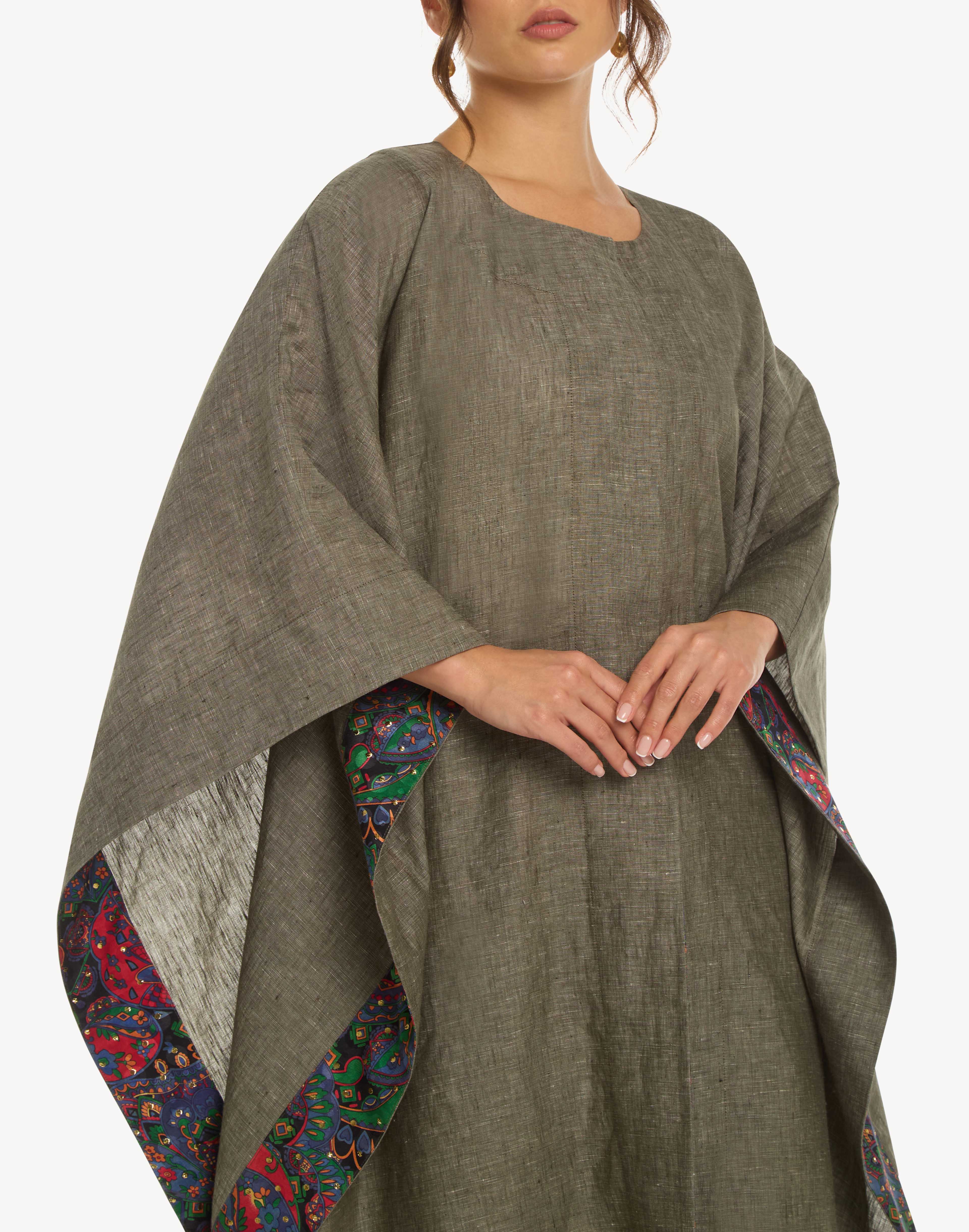 Nomad Silk Road Linen Kaftan Set