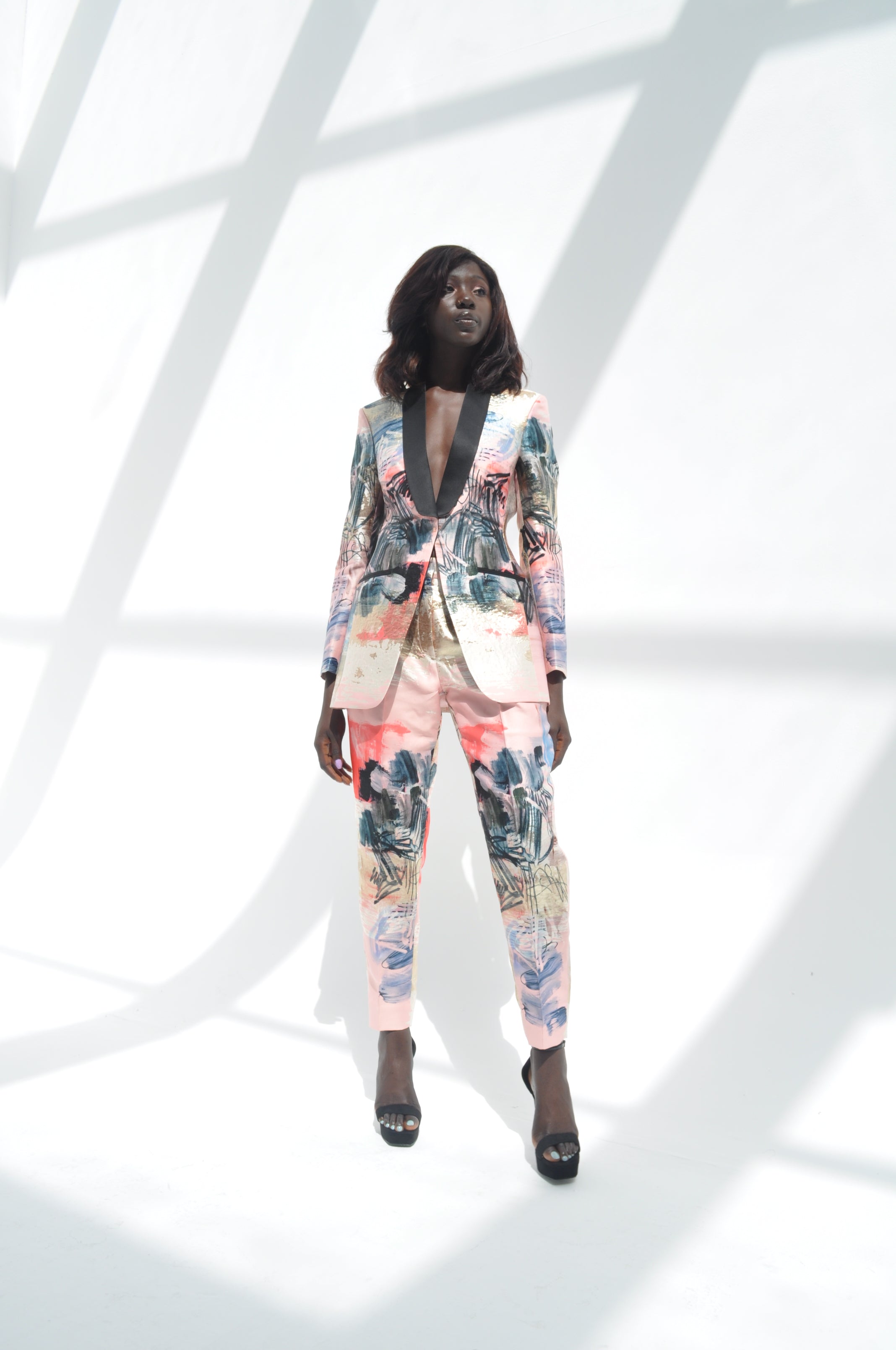 Tux Edit - Tuxedo - Kyoto Abstract Pink