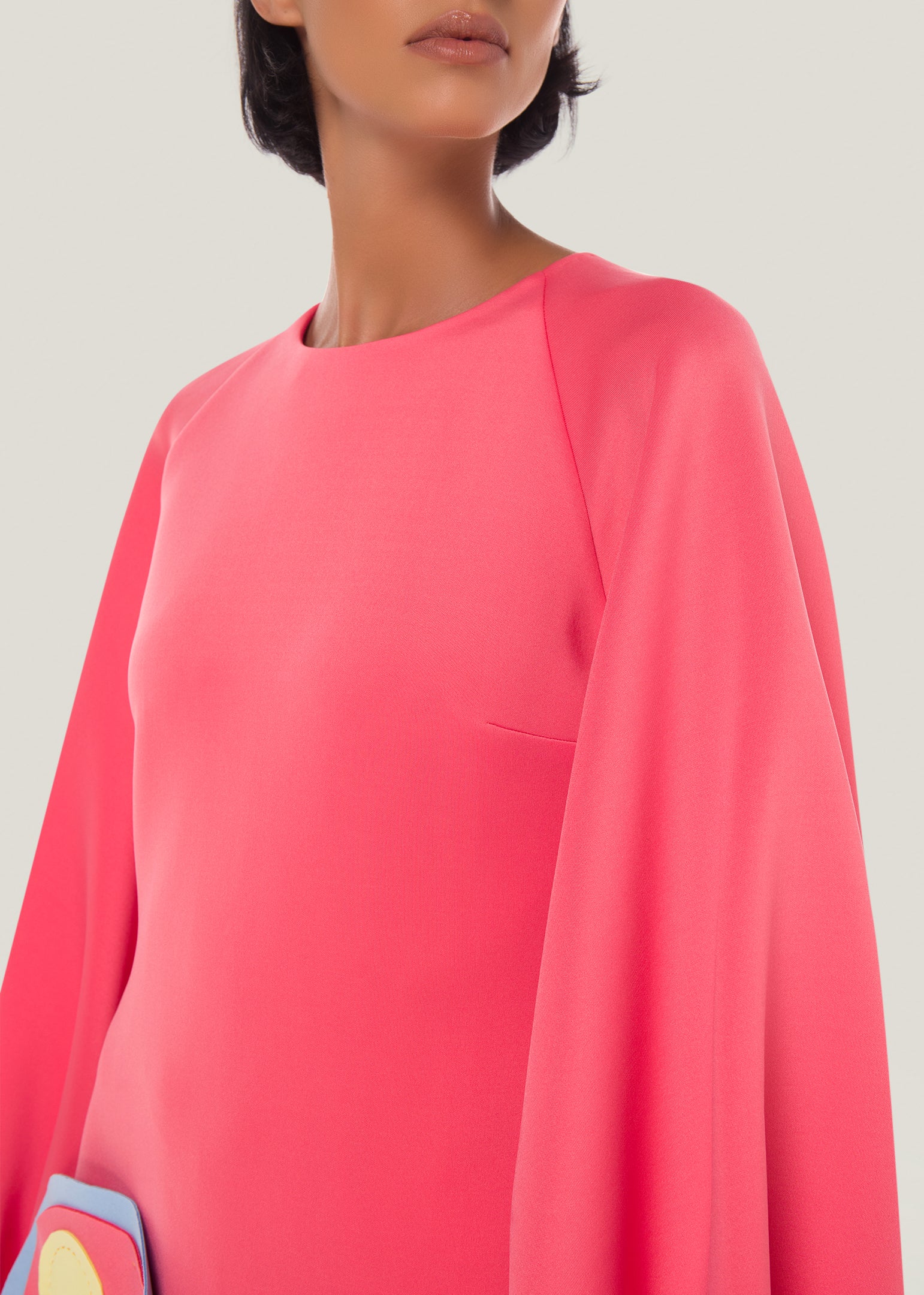 Happie Long Sleeve Midi Dress