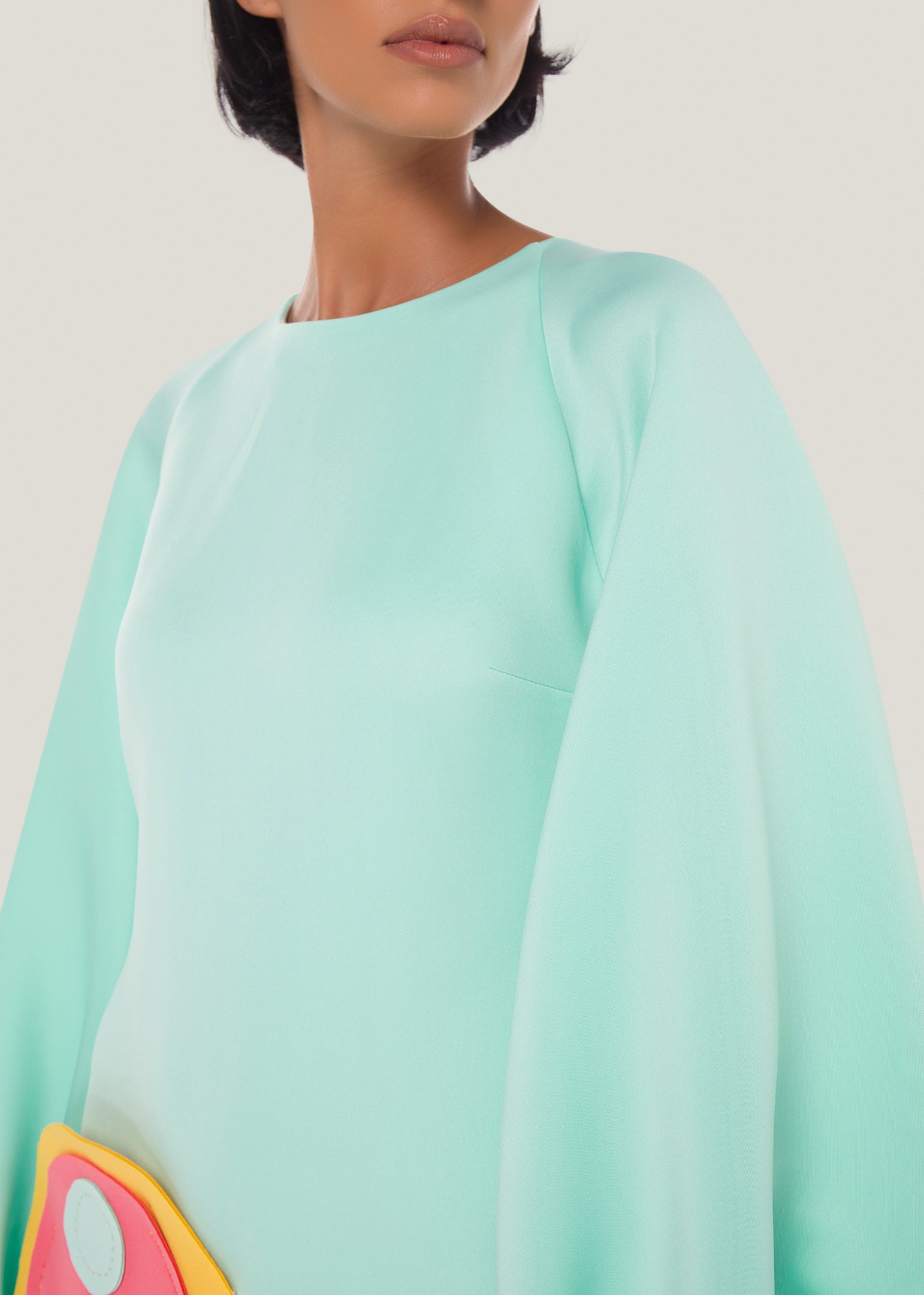 Happie Long Sleeve Midi Dress