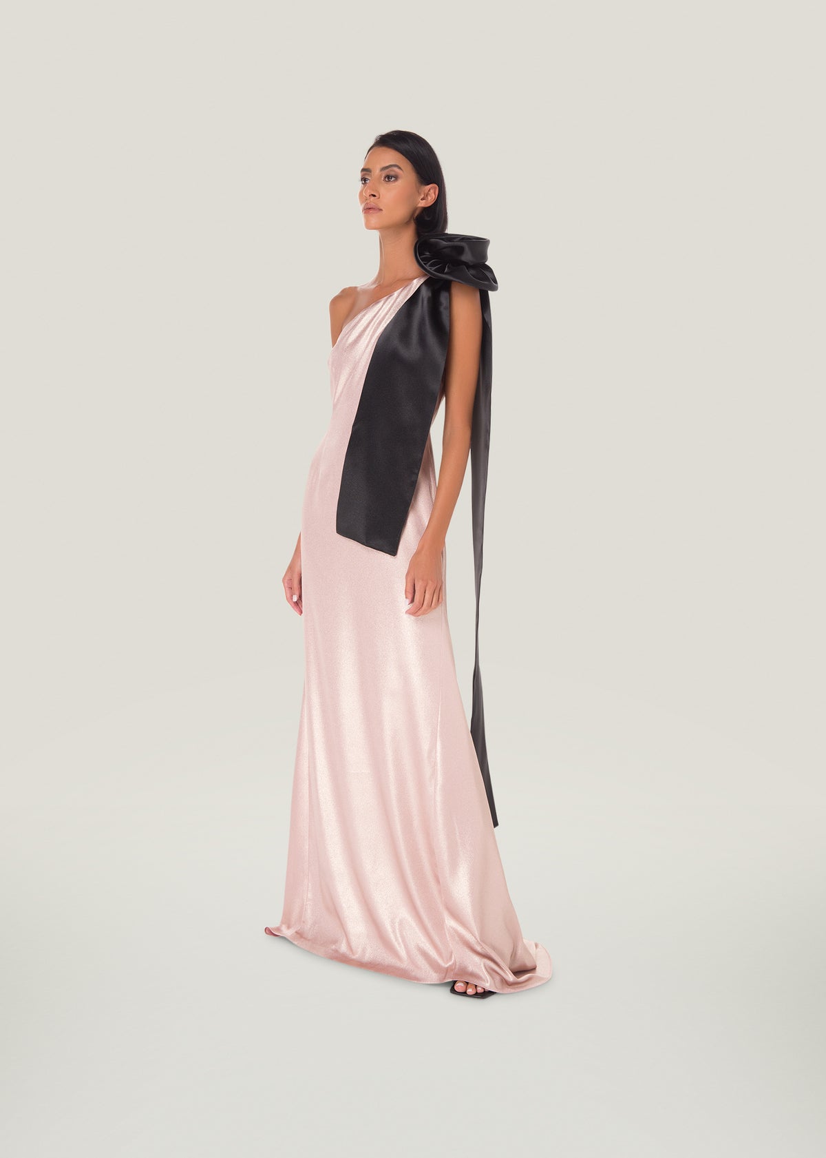 Savanna Signature One-Shoulder Rose Dress