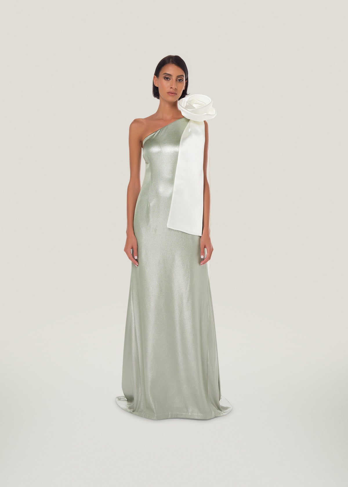 Savanna Signature One-Shoulder Rose Dress