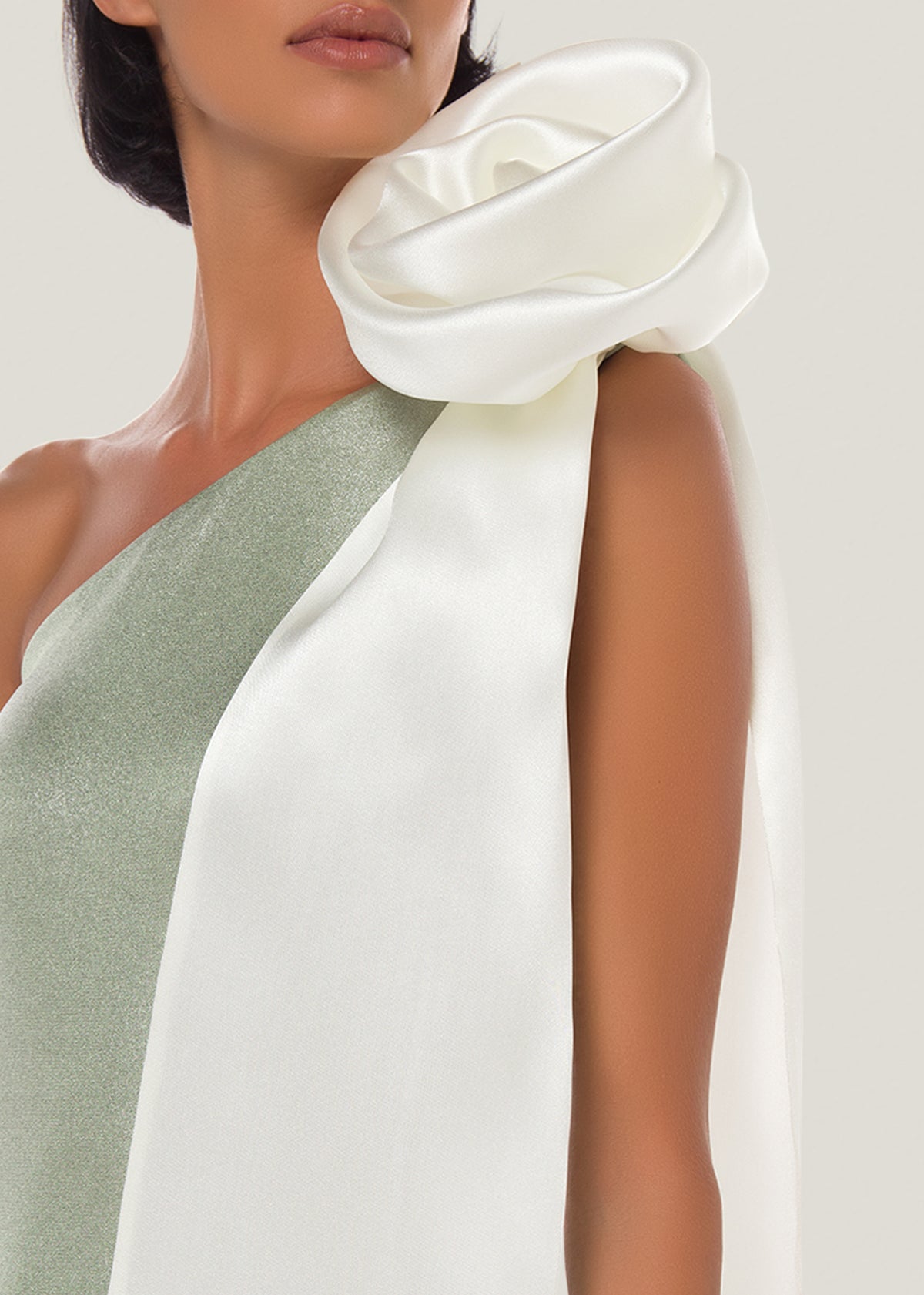 Savanna Signature One-Shoulder Rose Dress