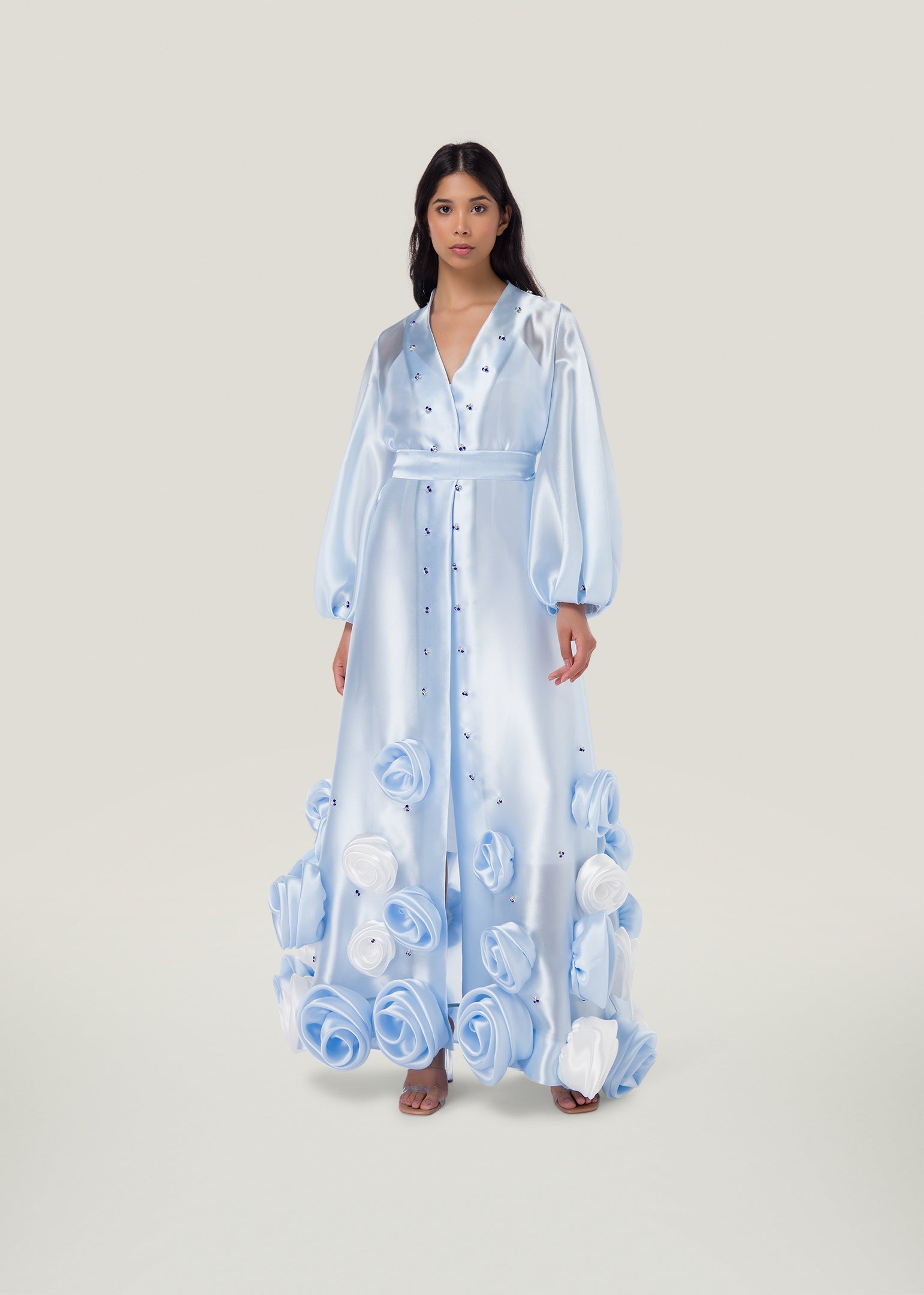 41 Roses Kaftan - Sky Blue