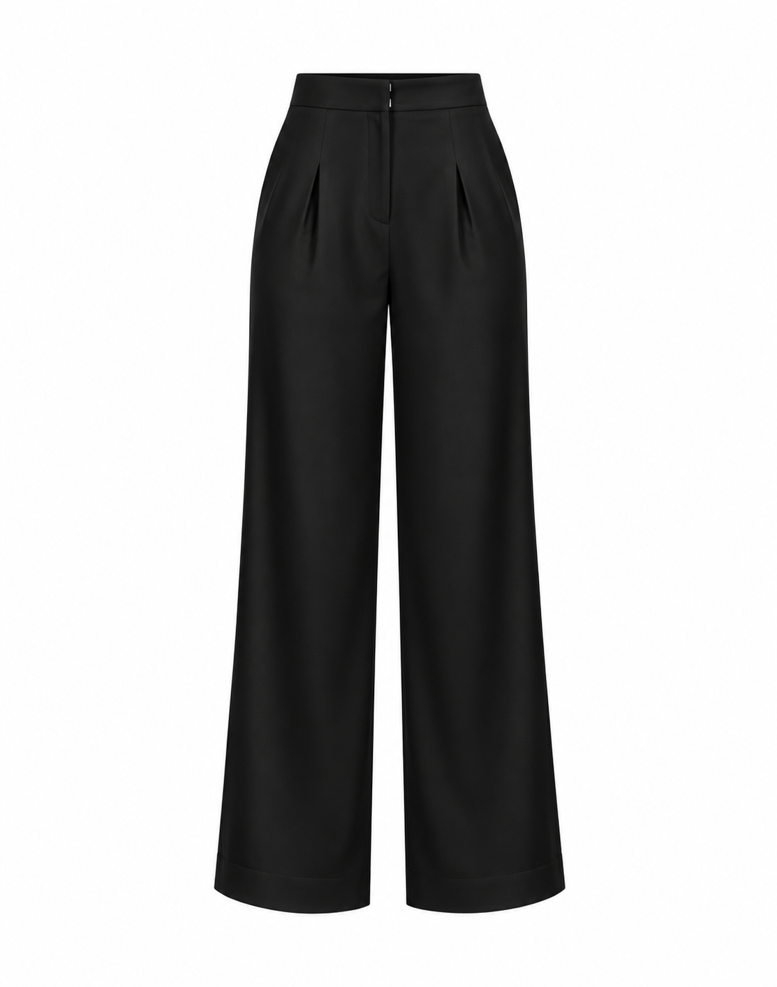 Essentials High Waisted Crepe Trousers