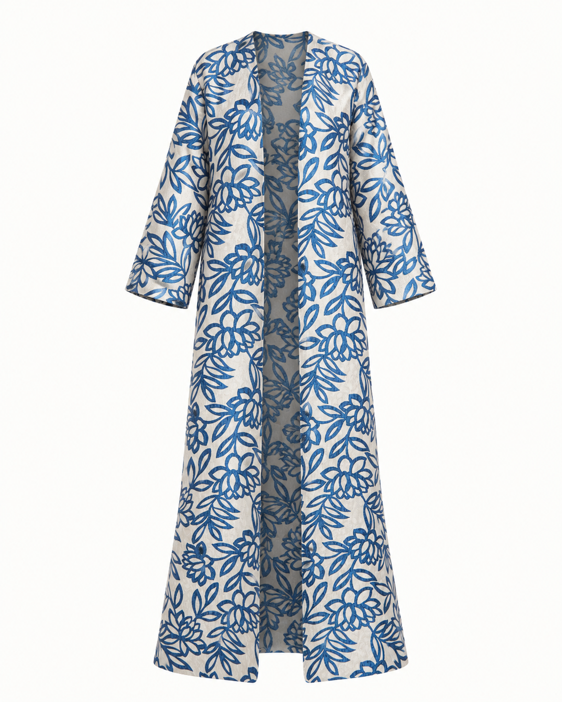 Floral Jacquard Kaftan Abaya