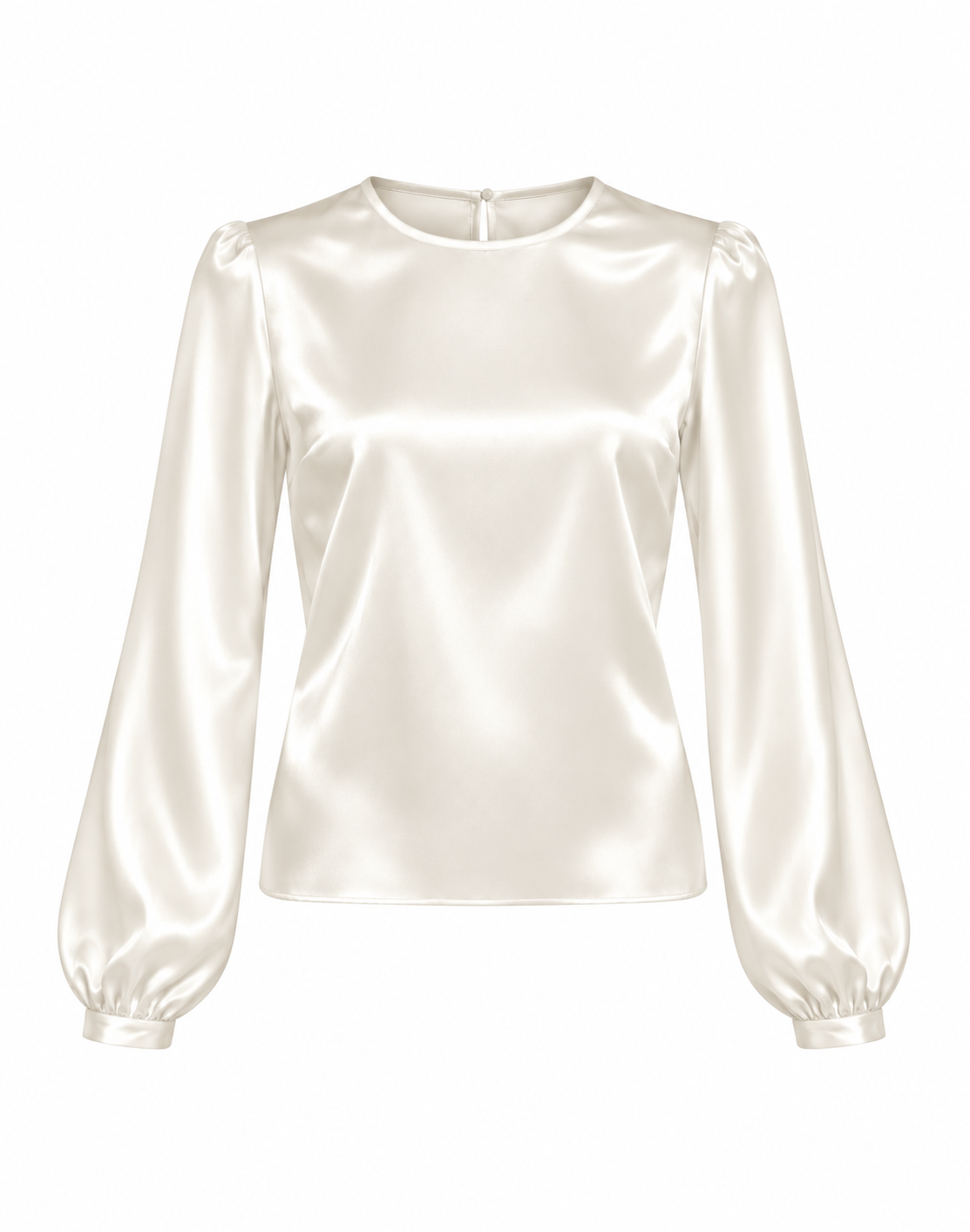 Essentials Shimmer Long-Sleeve Blouse