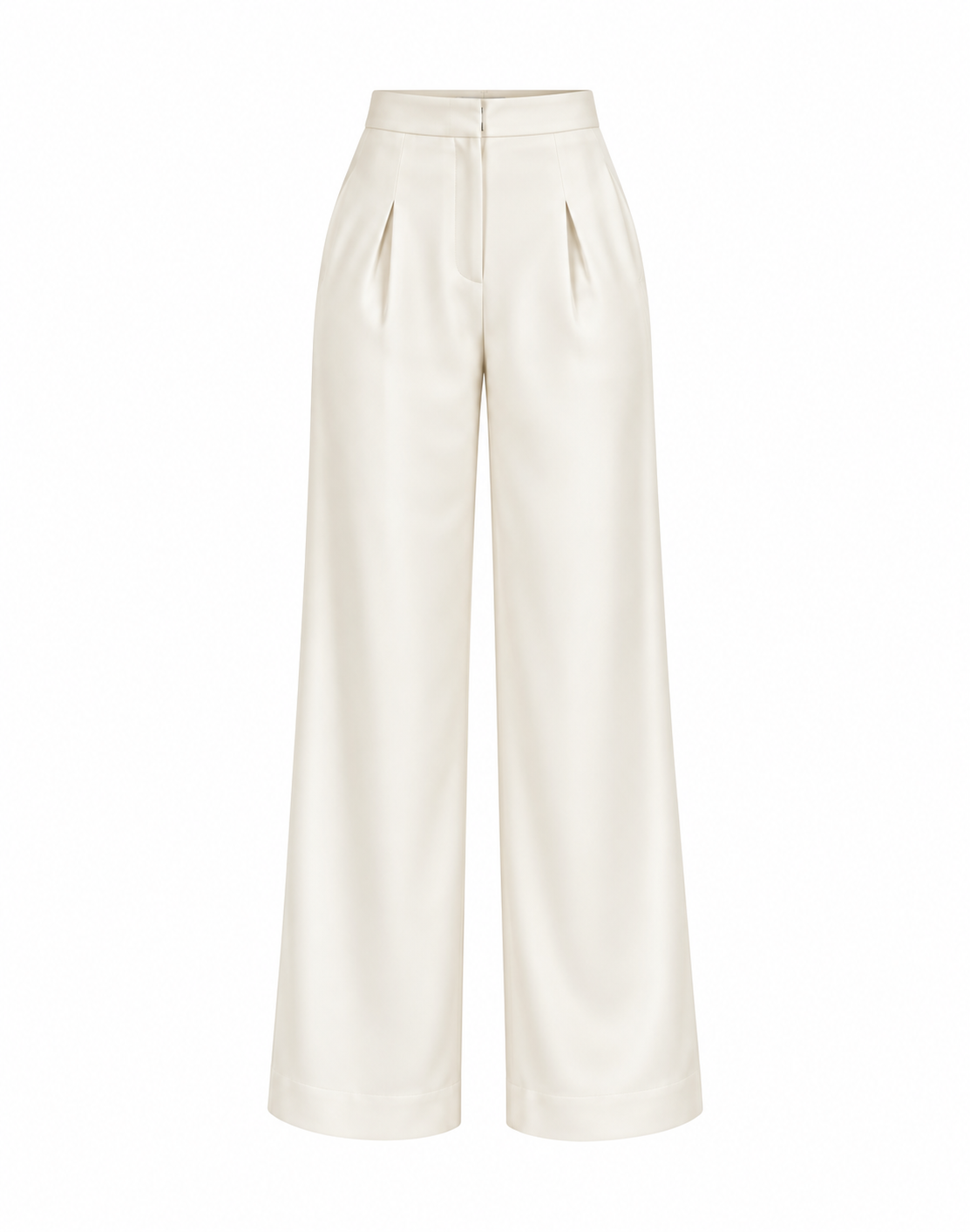 Essentials High Waisted Crepe Trousers