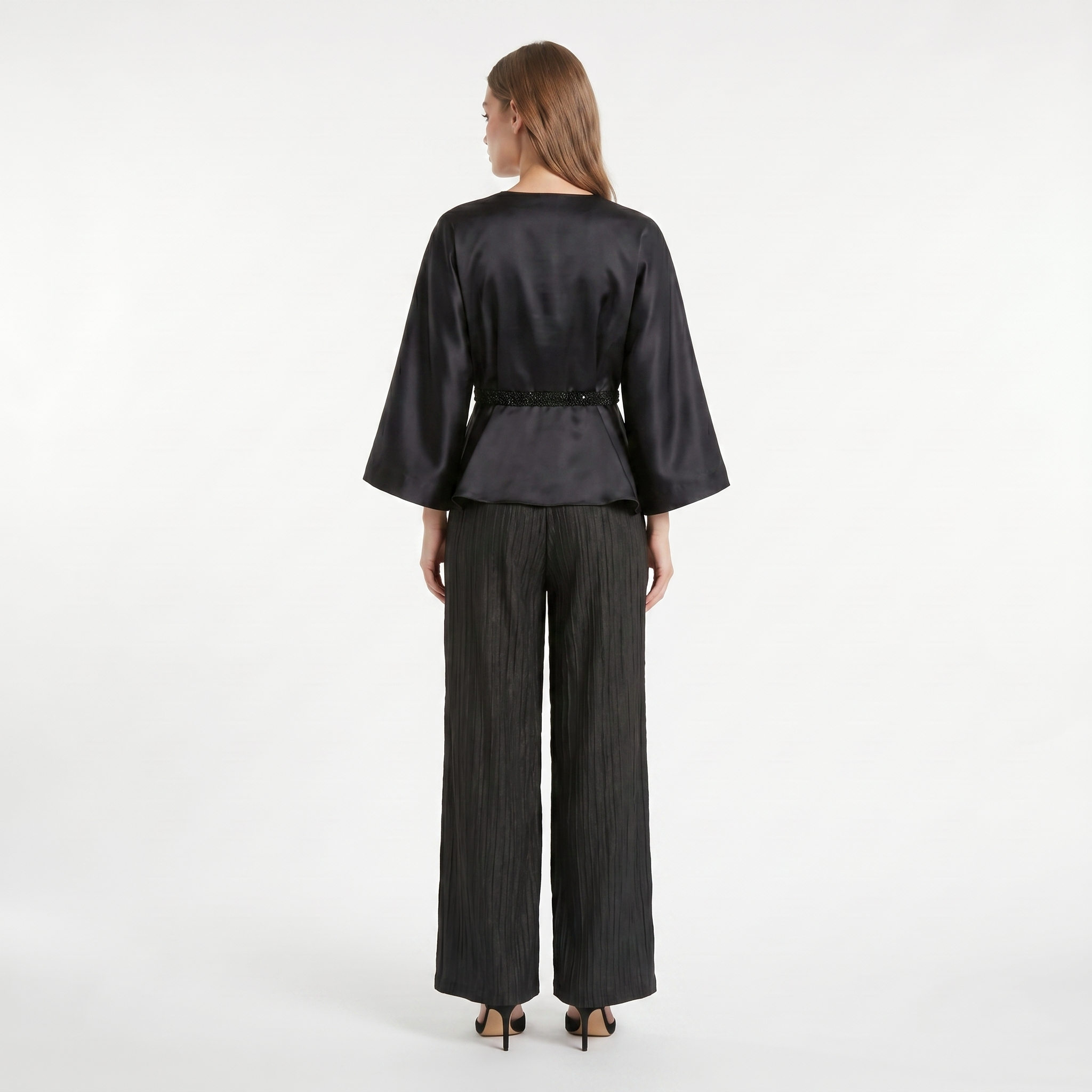 Silk Beadworks High Waisted Trousers
