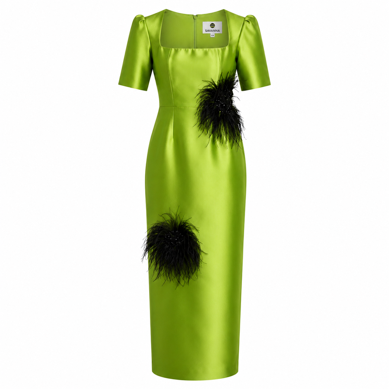 Amahle Feather Embellished Dress