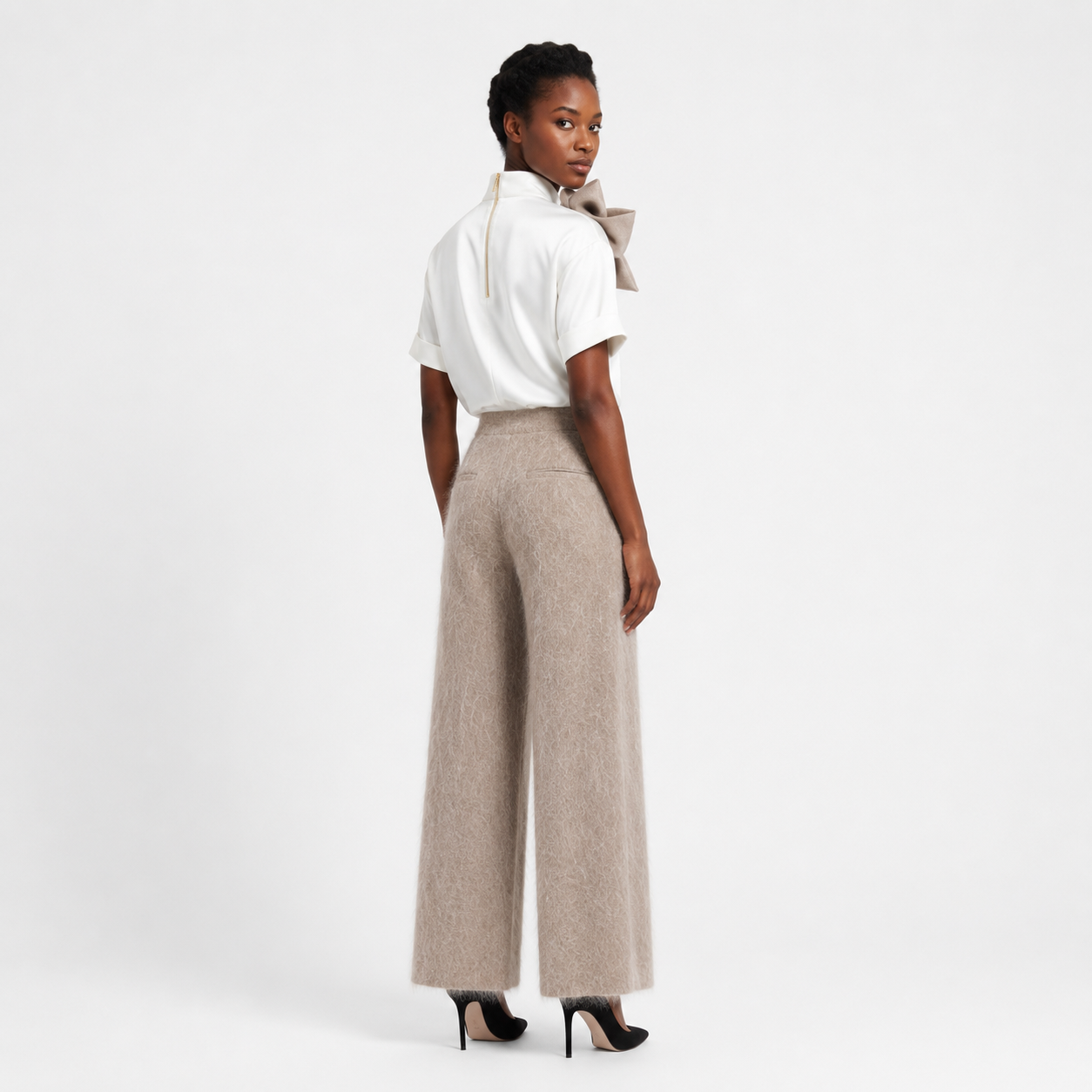 Velu Silk Palazzo Trousers