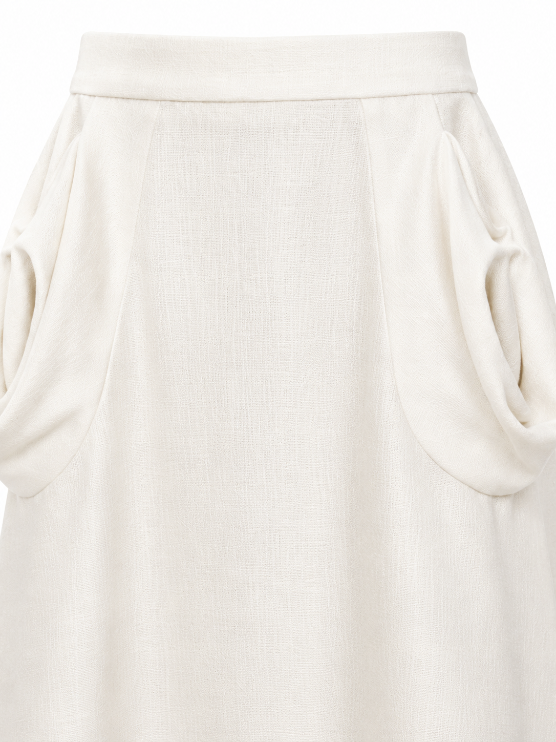 Linen hemp A-line skirt