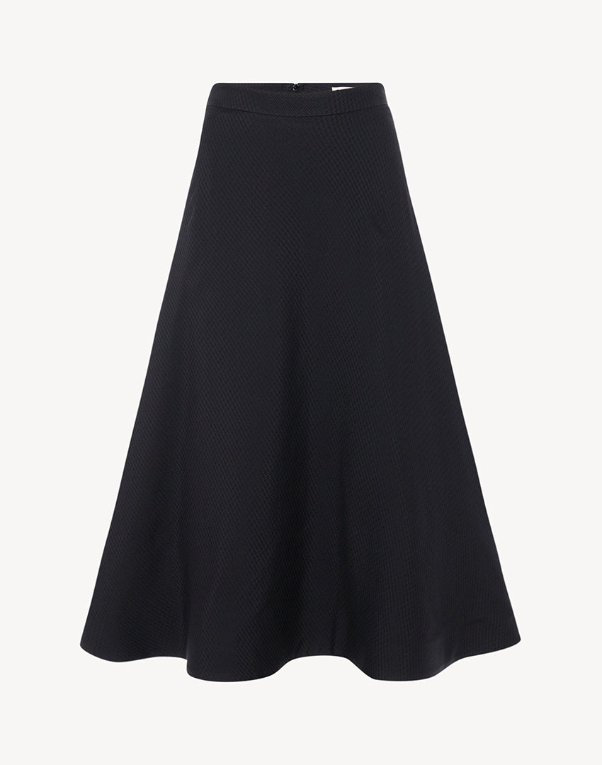 Nala Silk A-line Skirt