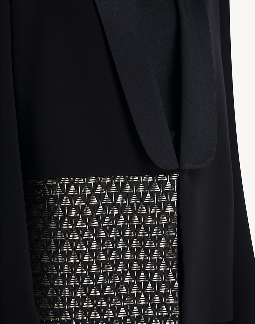 Aya Handwoven Fabric Embellished Jacket