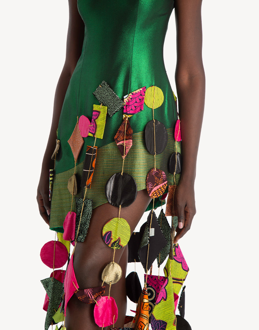 Raissa Appliqué Patch Dress