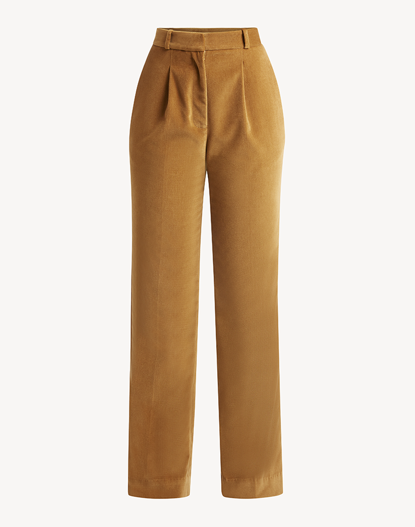 Velvet Straight Cut Pants