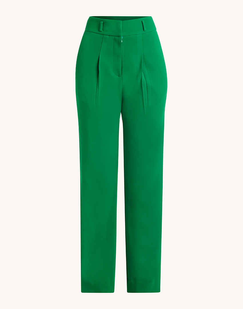 Lou High Waisted Pants- Green