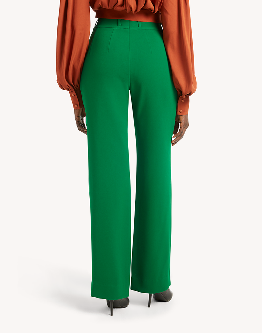 Lou High Waisted Pants- Green