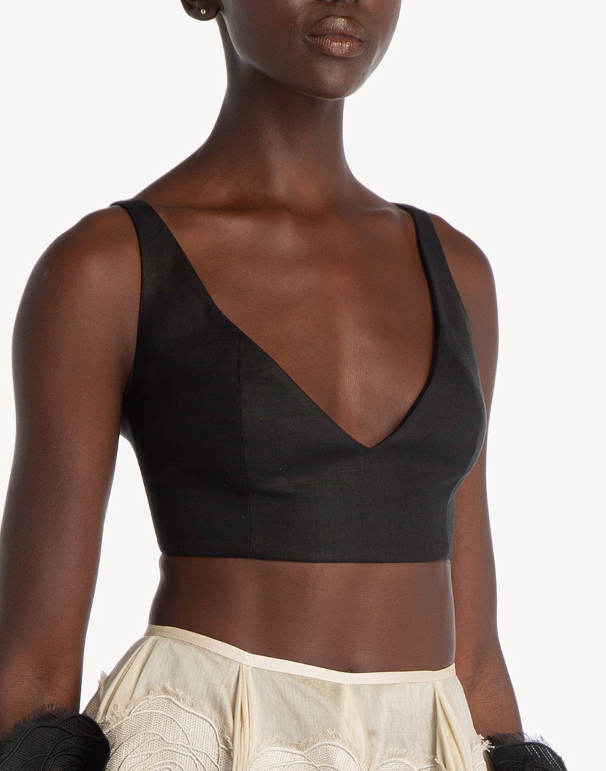 Raissa Cotton Floral Bralette