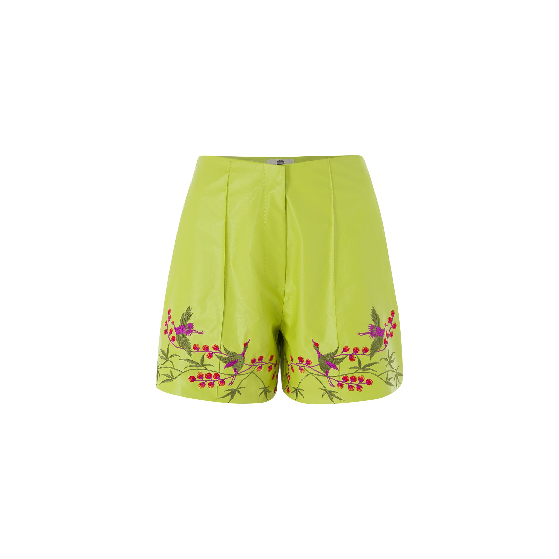 Faux Leather Sweetheart Short