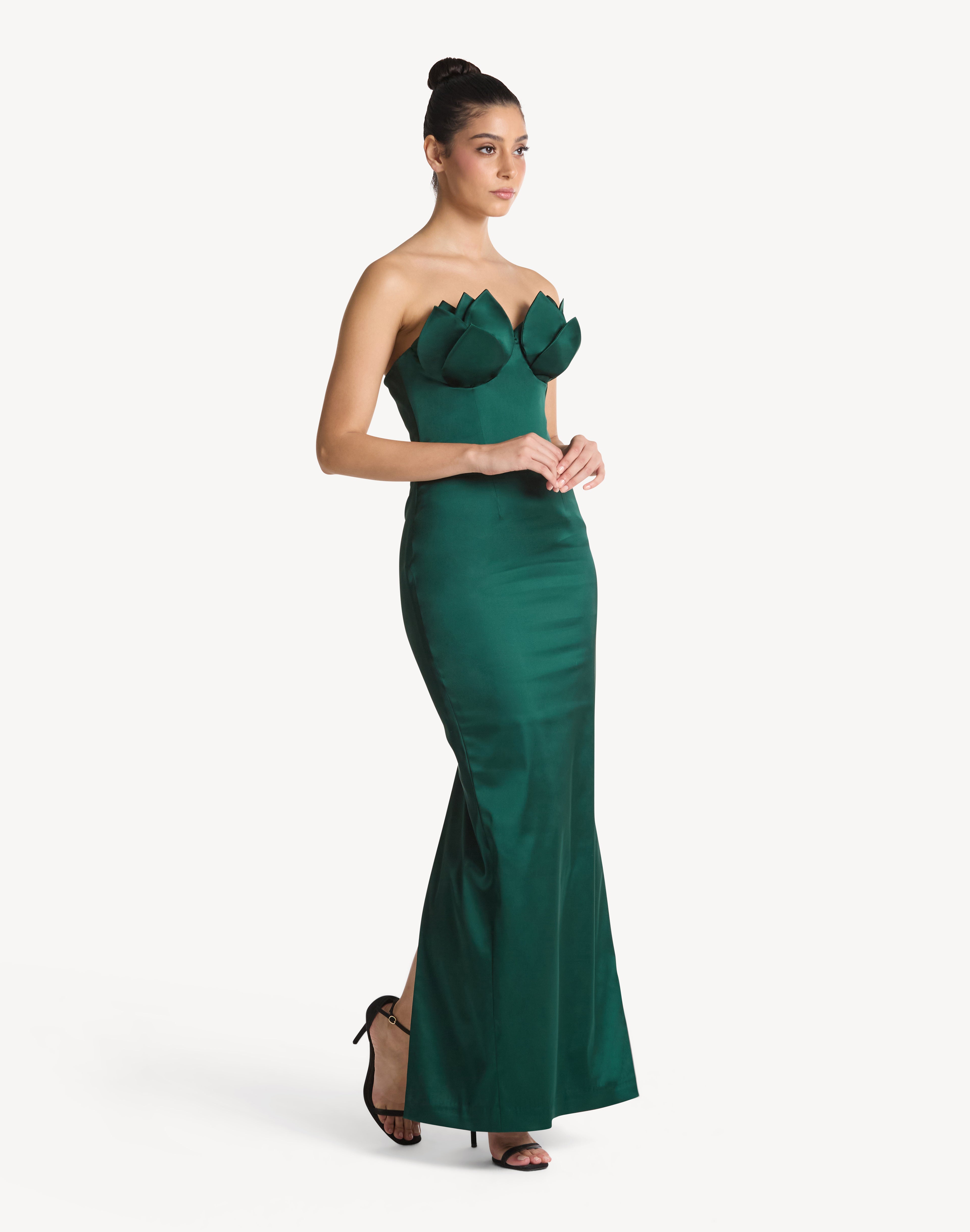Lotus Silhouette Corset Dress