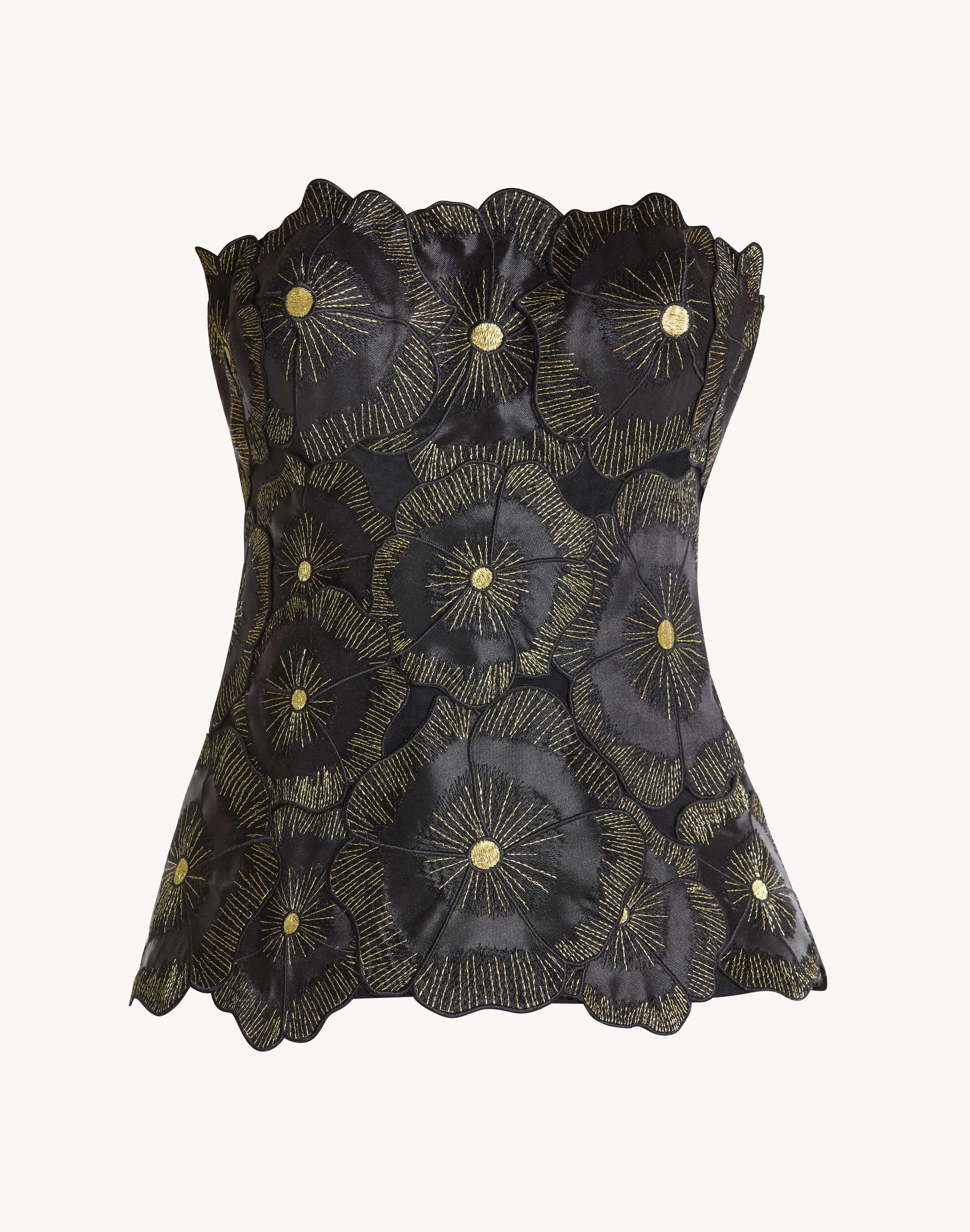 Flora Applique Summer Corset