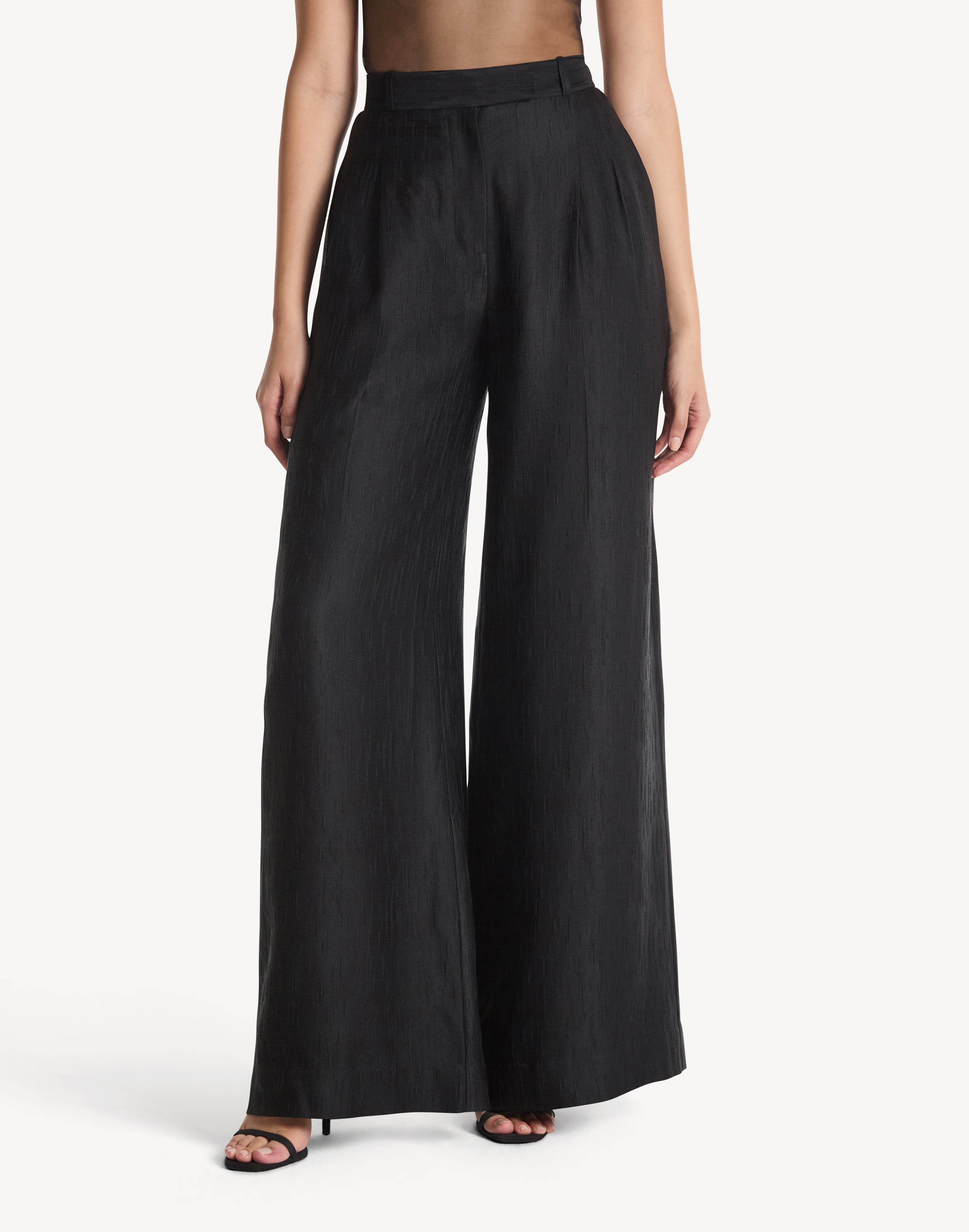 Pure Silk Wide Pants