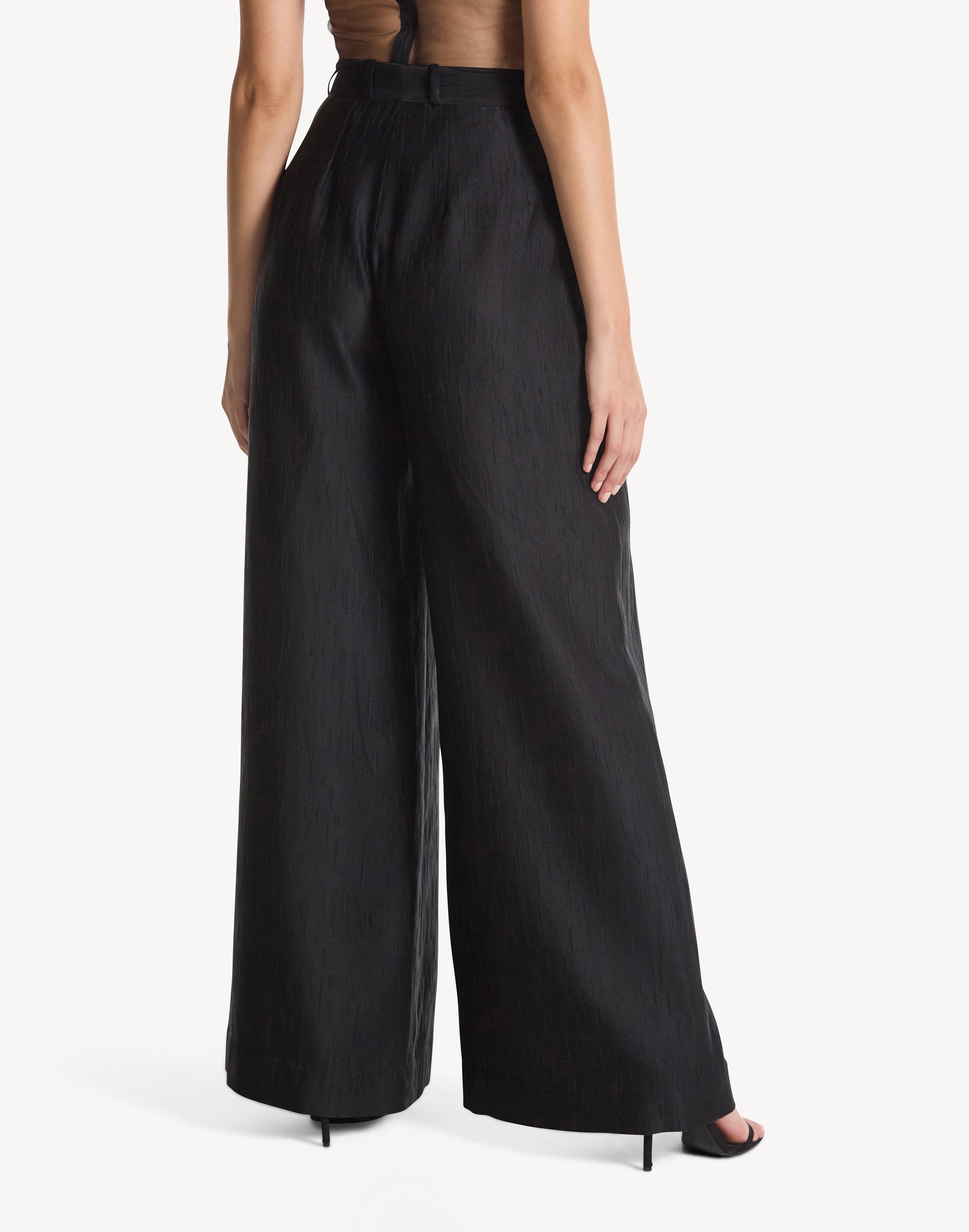 Pure Silk Wide Pants