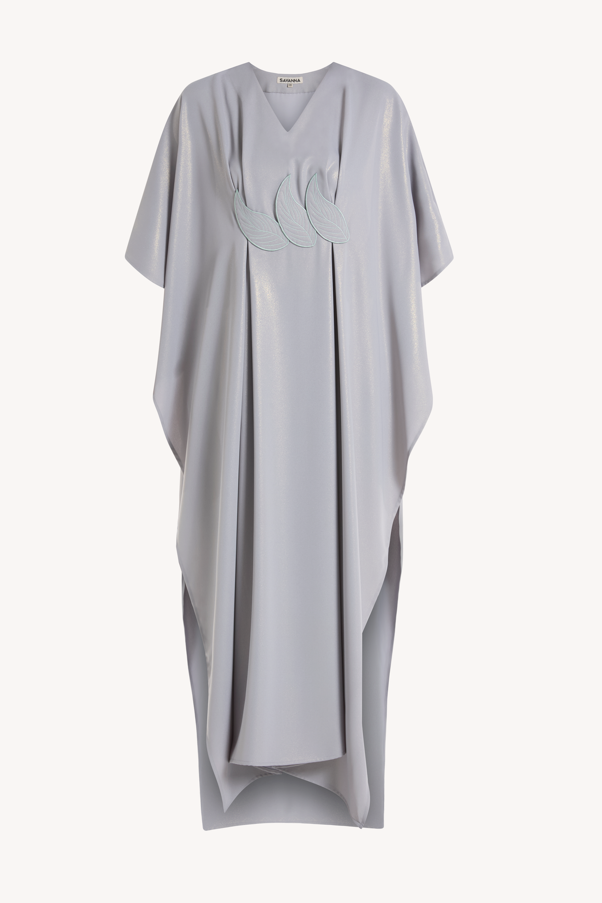 Sanaa Leaf Applique Kaftan Set