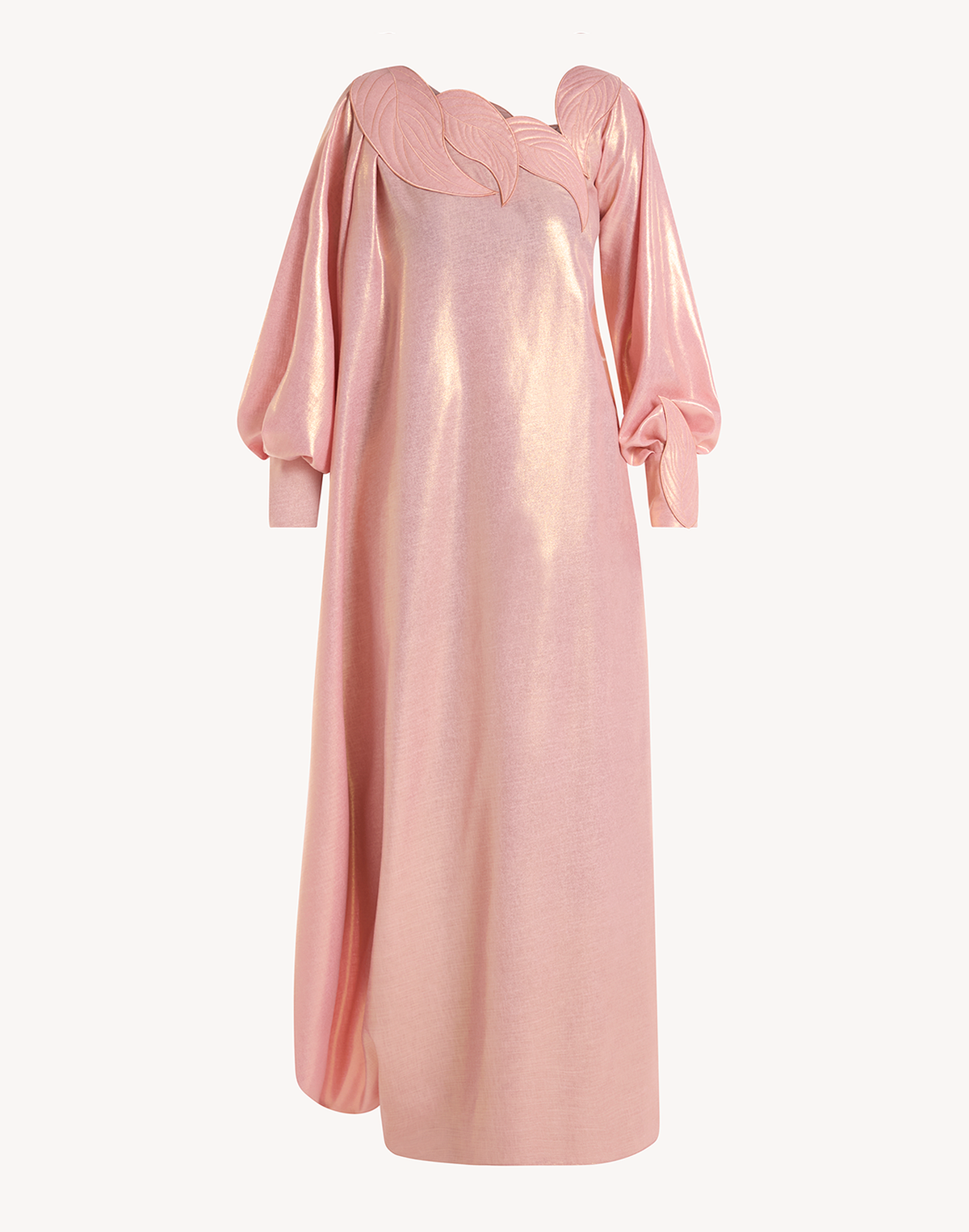 Sofia Leaf Appliqué Kaftan