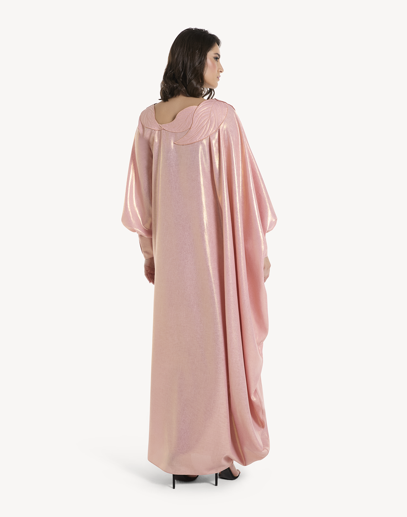 Sofia Leaf Appliqué Kaftan