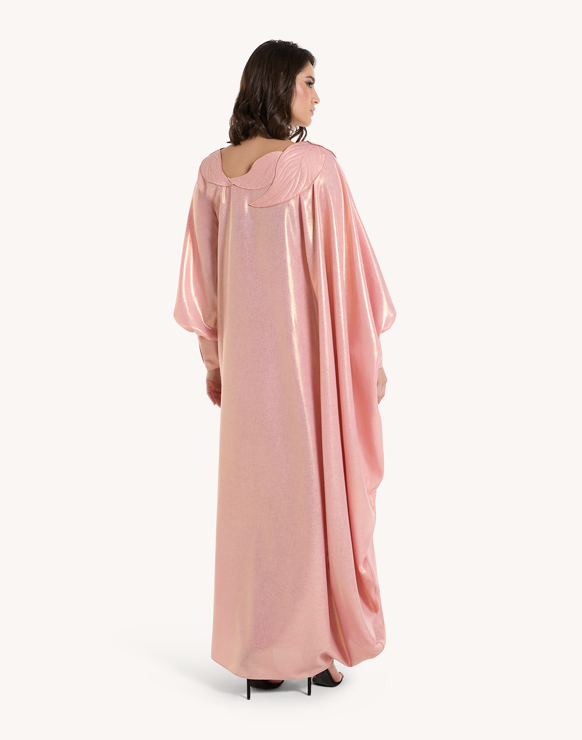 Sofia Leaf Appliqué Kaftan