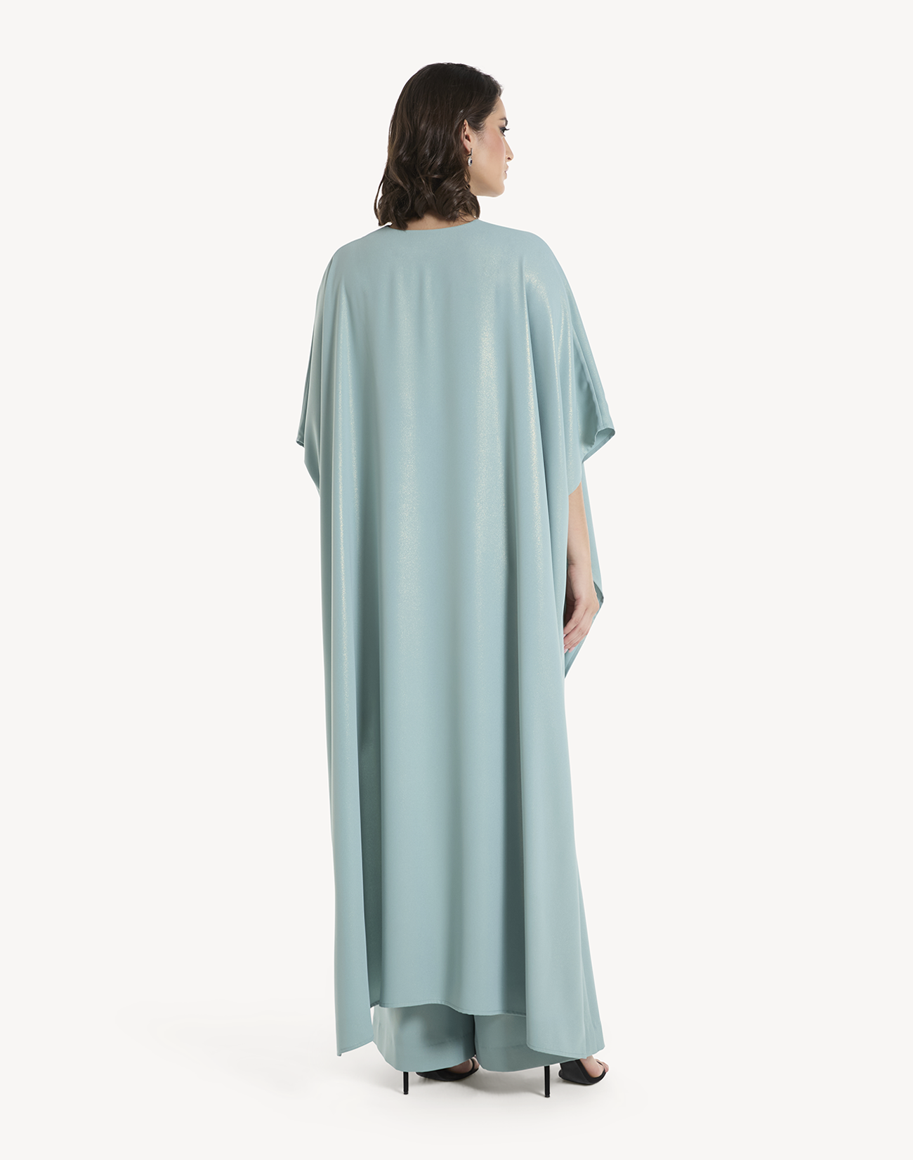 Sanaa Leaf Applique Kaftan Set