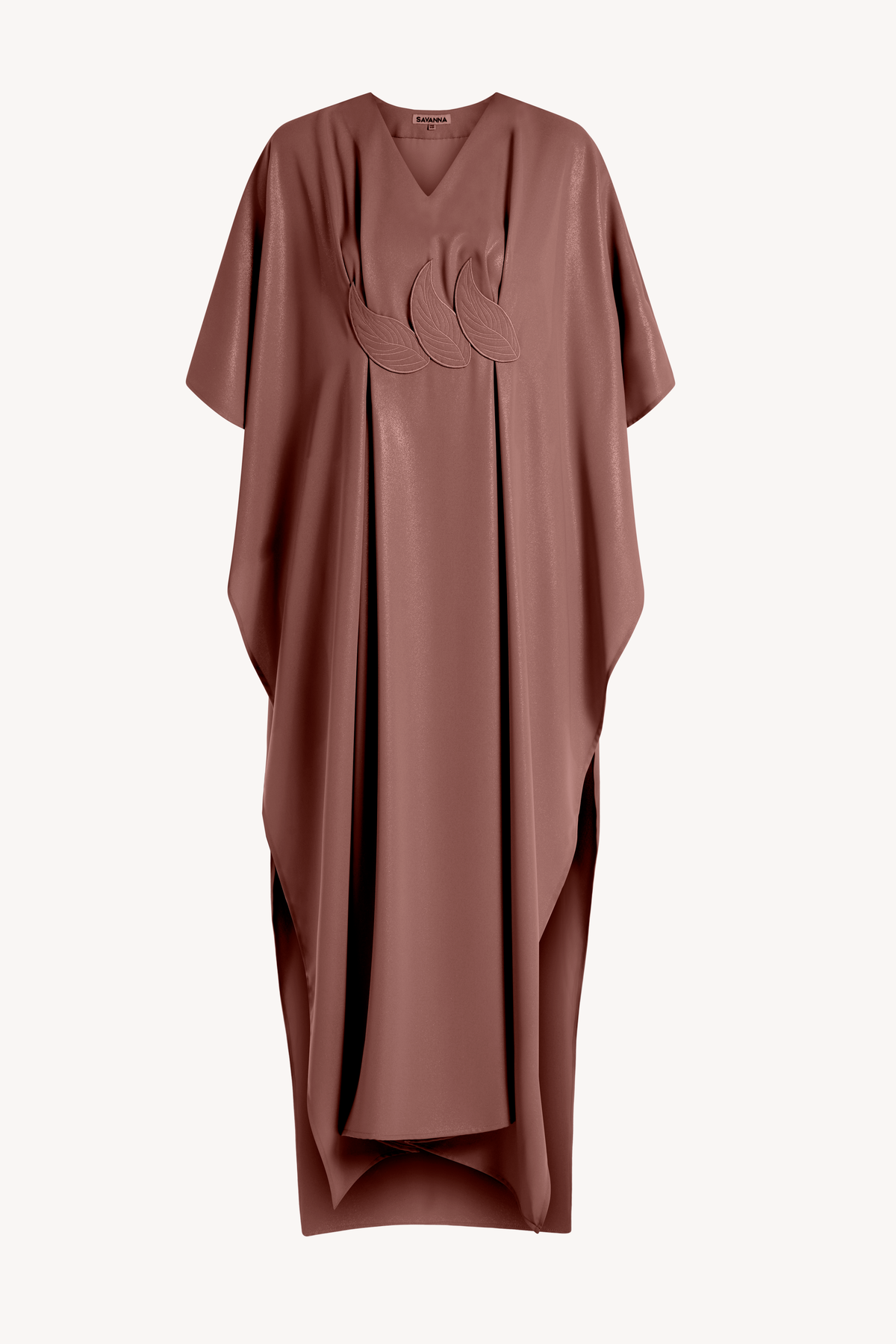 Sanaa Leaf Applique Kaftan Set