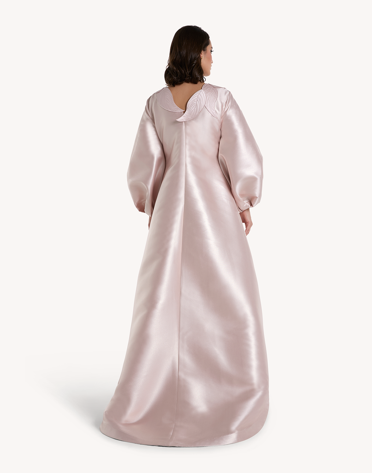 Sheba Leaf Appliqué Gown