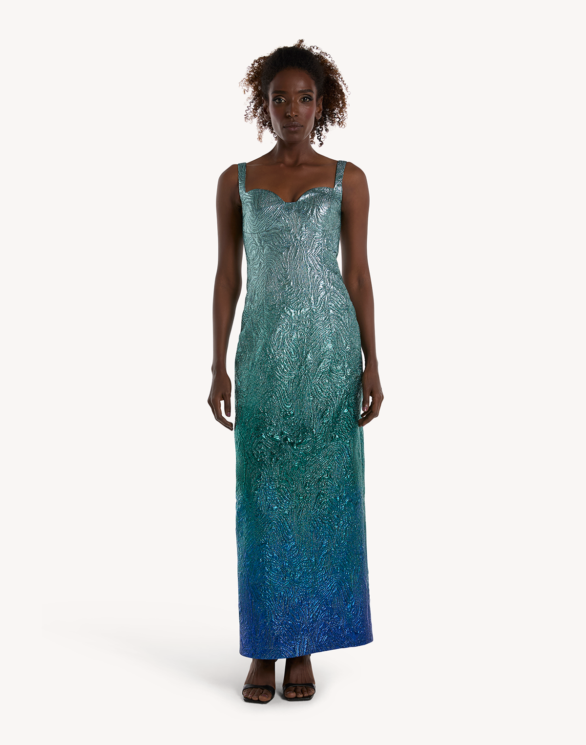 Aisha Brocade Sweetheart Dress
